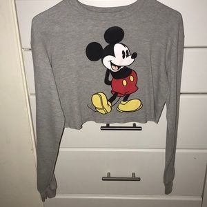 cropped long sleeve